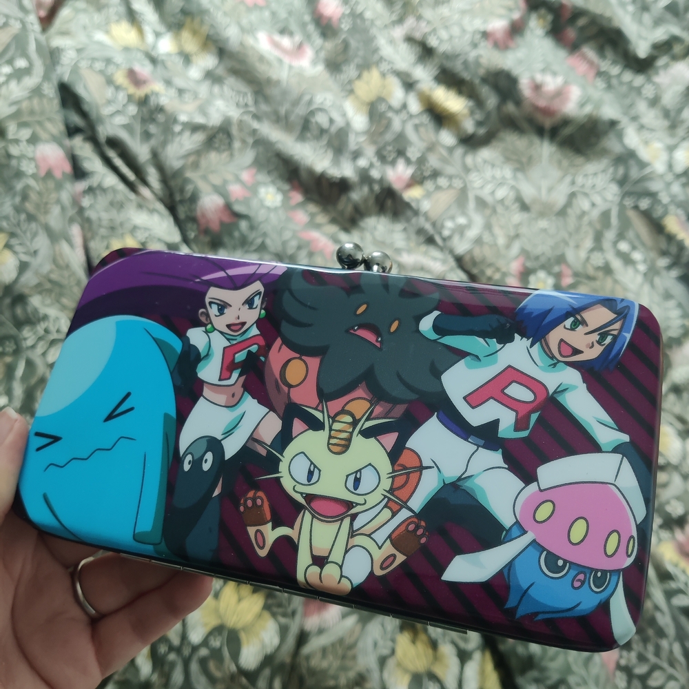 Pokemon Team Rocket Multicolor Clutch - Picture 2 of 8